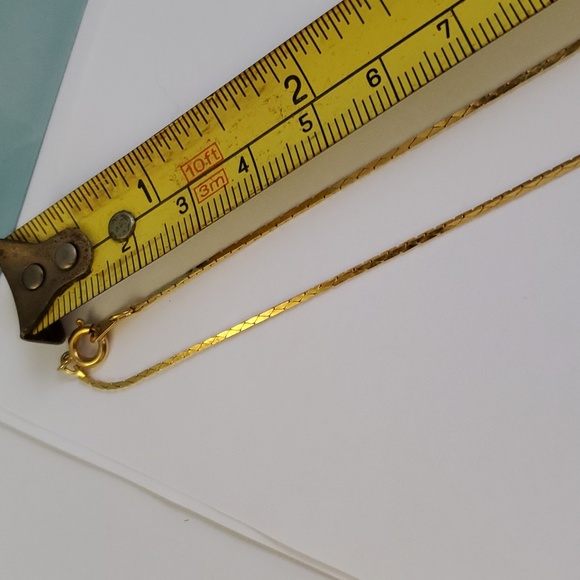 Gold Clear Bead Necklace and Earrings - Picture 10 of 11